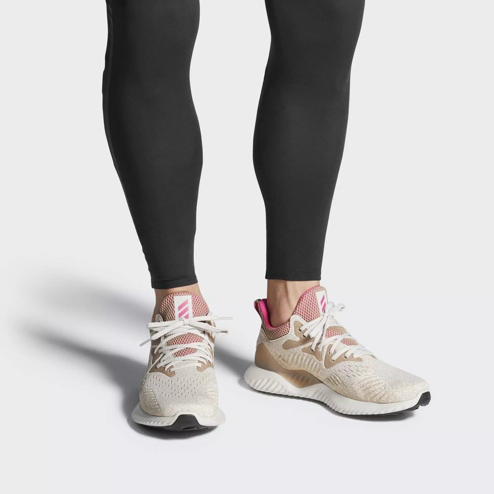 Adidas Alphabounce Beyond Tenis Para Correr Blancos Para Hombre (MX-66357)